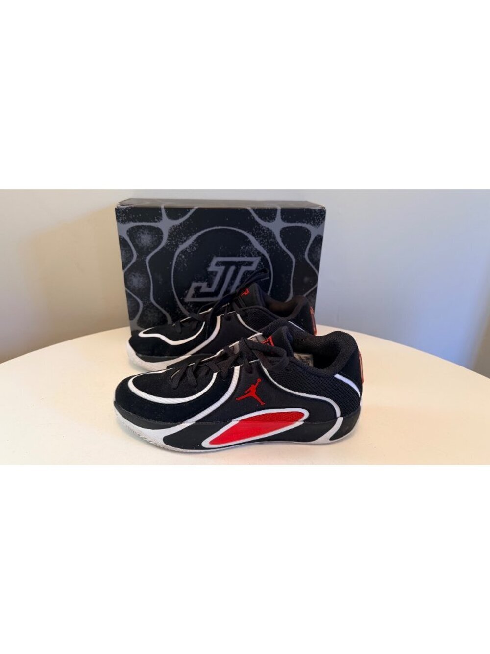 Nike Jordan Tatum 4 Bloodline Black/University Red-White Sneakers Size 11 W/Box